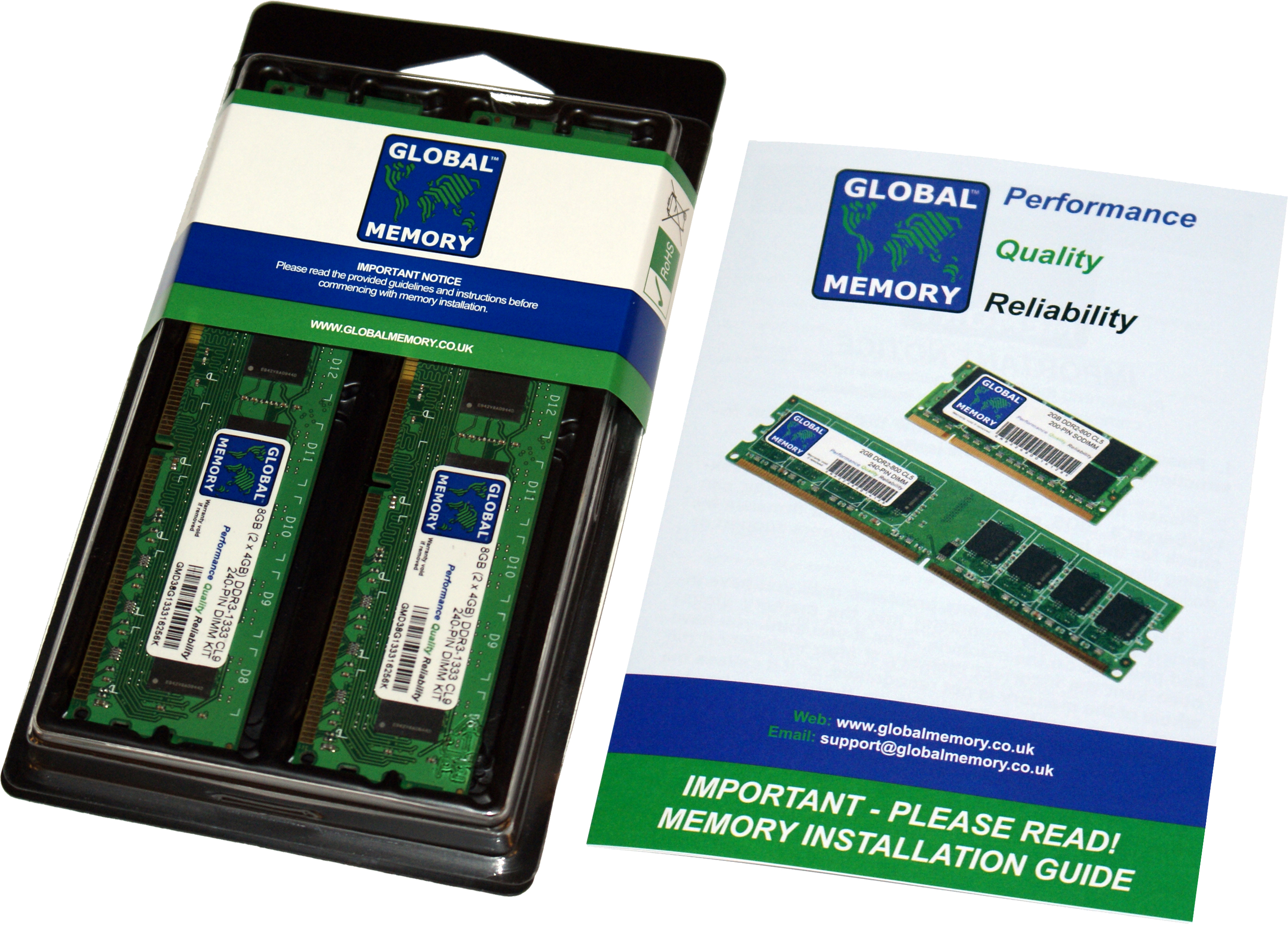 8GB (2 x 4GB) DDR4 2400MHz PC4-19200 288-PIN DIMM MEMORY RAM KIT FOR HEWLETT-PACKARD PC DESKTOPS